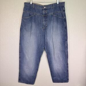 Marithe Francois Girbaud Jeans Mens 40 Baggy Wide Leg Carpenter Y2K 90s Vintage